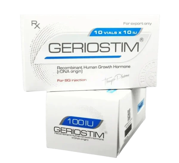 GERIOSTIM 100 IU (RECOMBINAT HGH 10 IU/ VIAL X 10) (USA Domestic)